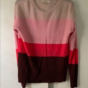 Loft color blocked sweater